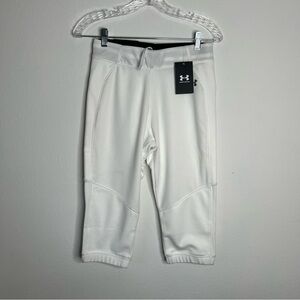 Under Armour Vanish Softball Pants • Fitted Cropped Beltless • Women's Size S